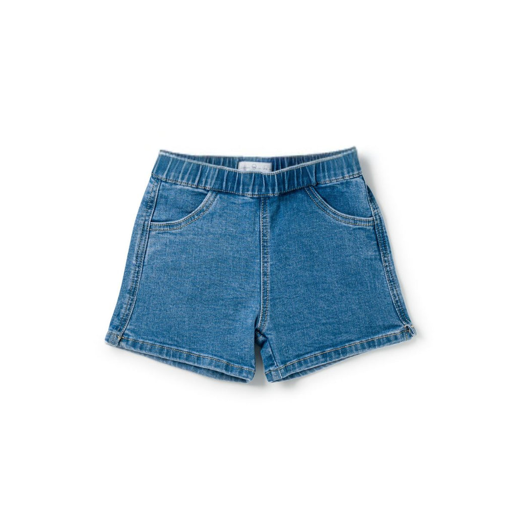 Birnham On The Sea Boys Shorts - Denim