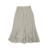 Coco Blanc Wool Maxi Skirt