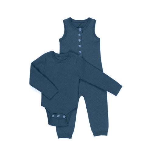 Kipp Romper Set - Blue