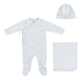Bebe Organic Iver Layette Set - Blue Leaves