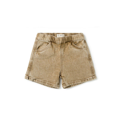 Birnham On The Sea Boys Shorts - Desert Denim