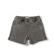 Load image into Gallery viewer, Birnham On The Sea Boys Shorts - Black Wash