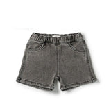 Birnham On The Sea Boys Shorts - Black Wash