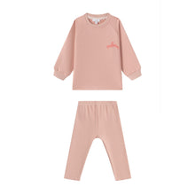 Load image into Gallery viewer, Oubon Embroidered Sweat Set - Blush