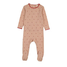 Load image into Gallery viewer, Lil Legs Dainty Print Footie &amp; Hat - Rose