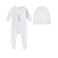 Load image into Gallery viewer, Oubon Child With Shawl Footie And Hat - Blue