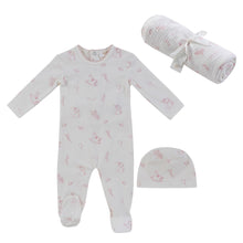 Load image into Gallery viewer, Kipp Baby Toile Layette Set - Pink