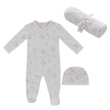 Kipp Baby Toile Layette Set - Pink