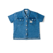 Load image into Gallery viewer, Birnham On The Sea Boys Shirt - Denim
