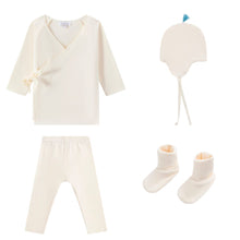 Load image into Gallery viewer, Oubon Fleece 4 Piece Set - Off White