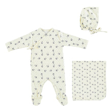 Load image into Gallery viewer, Bebe Organic Estella Layette Set - Sky Heart Blooms