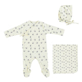 Bebe Organic Estella Layette Set - Sky Heart Blooms