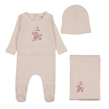 Bee & Dee Carriage Sketch Layette Set - Pinkalicious