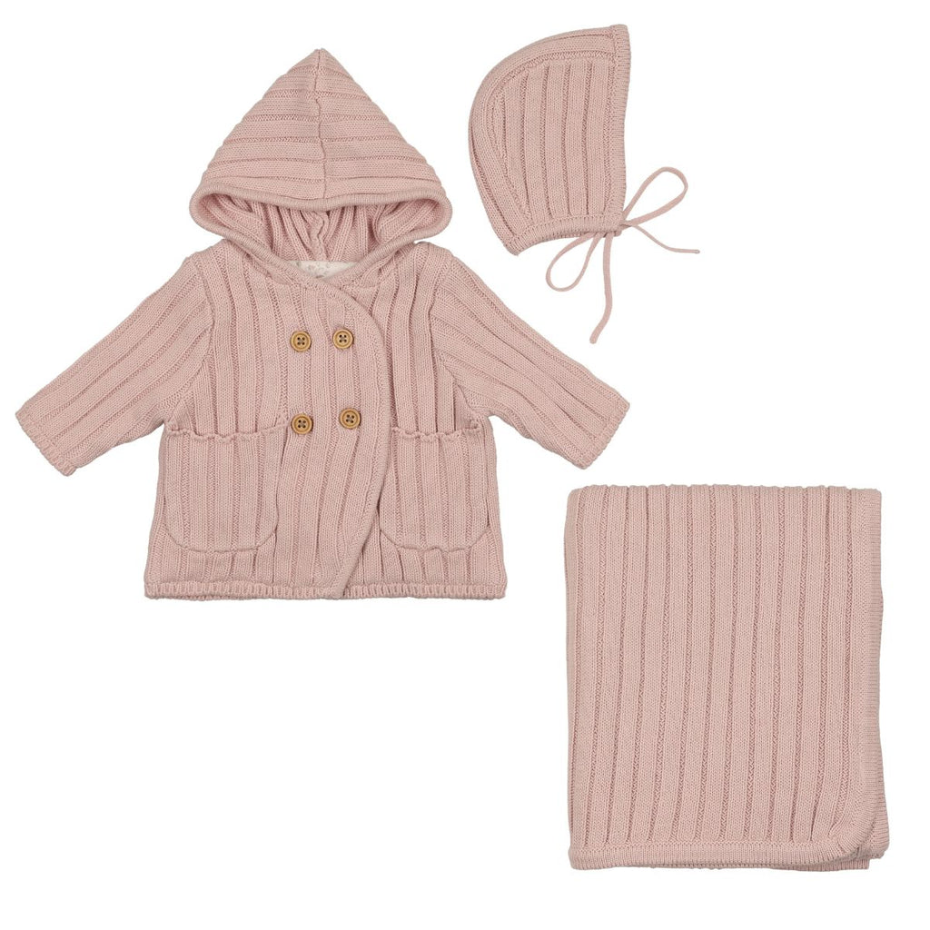 Bee & Dee Bloom Jacket Set - Dusty Pink