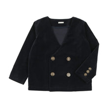 Load image into Gallery viewer, Lil Legs Velvet Blazer - Black