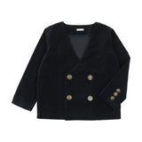 Lil Legs Velvet Blazer - Black