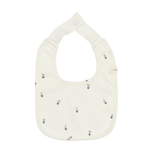 Load image into Gallery viewer, Lil Legs Very Berry Bib - White/Blue