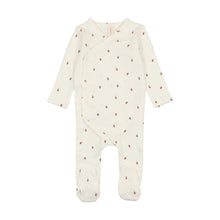 Load image into Gallery viewer, Lil Legs Very Berry Footie &amp; Bonnet - White/Red