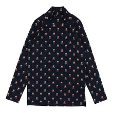 Load image into Gallery viewer, Lil Legs Vintage Floral Mockneck - Navy