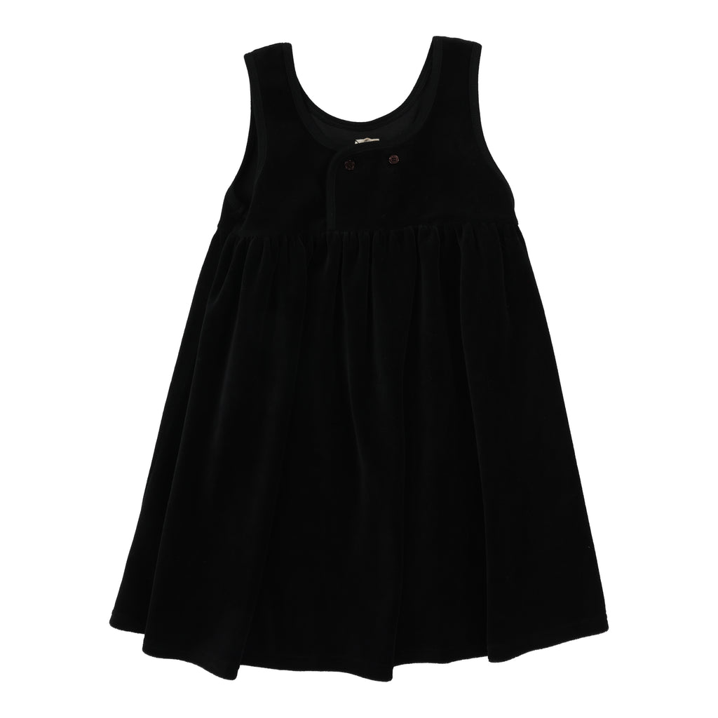 Lil Legs Velour Jumper - Black