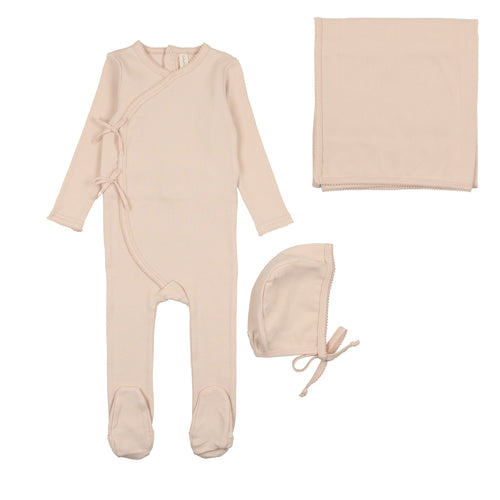 Lil Legs Vine Pointelle Set - Petal