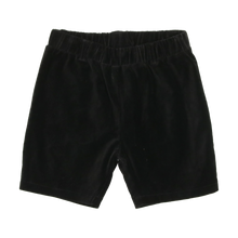 Load image into Gallery viewer, Lil Legs Velvet Shorts - Black