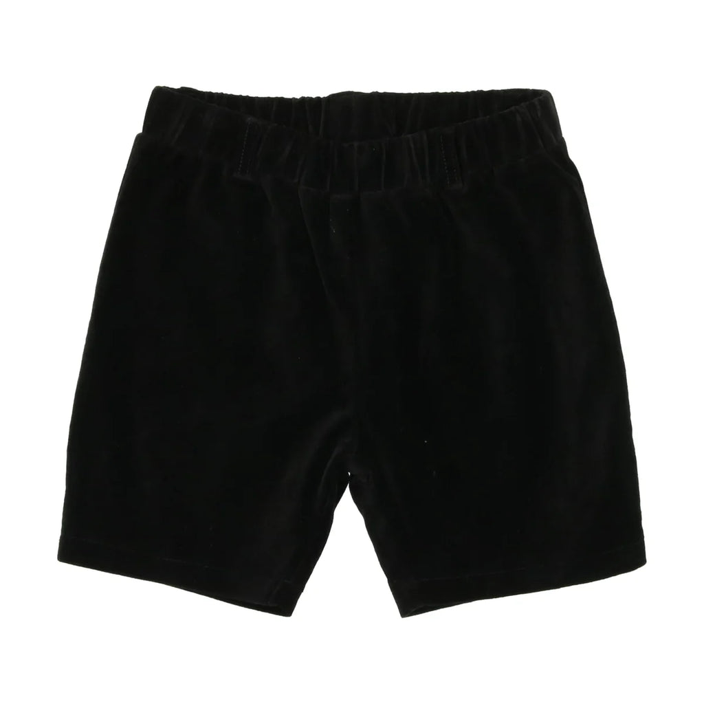 Lil Legs Velvet Shorts - Black