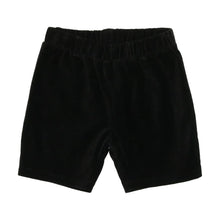 Load image into Gallery viewer, Lil Legs Velvet Shorts - Black