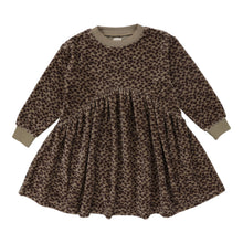 Load image into Gallery viewer, Lil Legs Velour Dress - Taupe Floral