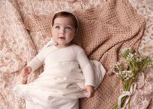 Load image into Gallery viewer, Mini Label Girls Classic Velour Kimono Footie And Hat