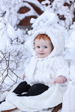 Load image into Gallery viewer, Mantel Vertical Stripe Snowsuit - Off White