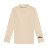 Retro Kid Vince Mockneck Knit Sweater - Oat/Cream