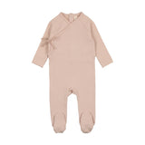 Lilette Wrapover Footie - Pale Pink