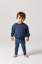 Load image into Gallery viewer, Wander &amp; Wonder Baby Check Sweatshirt - Ink Check