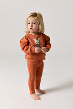 Load image into Gallery viewer, Wander &amp; Wonder Baby Bunny Sweatshirt - Rust Coral