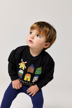 Load image into Gallery viewer, Wander &amp; Wonder Baby Nederland Sweatshirt - Black N Land
