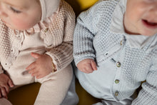 Load image into Gallery viewer, Bee &amp; Dee Waffle Ensemble - Crisp Blue