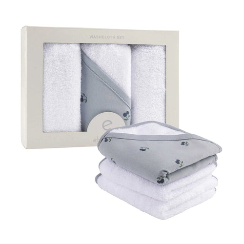 Ely's & Co. Wash Cloth (3 Pack) Blue Cherry