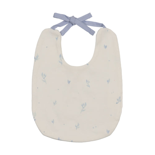 Bee & Dee Watercolor Bib - White Boys