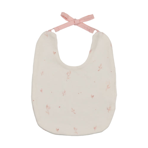 Bee & Dee Watercolor Bib - White Girls