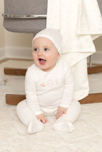 Load image into Gallery viewer, Bee &amp; Dee Watercolor Bib Layette Set - White Girls