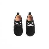 Camille Shoes Waverly Black Velvet *HARD & SOFT SOLE*
