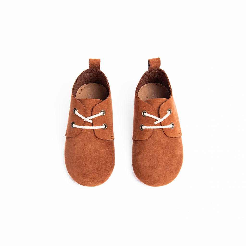 Camille Shoes Waverly Baby  - Luggage - *HARD & SOFT SOLE*