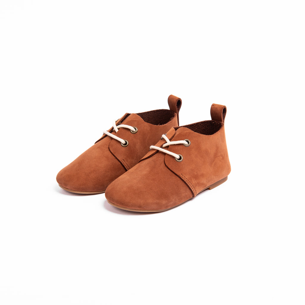 Camille Shoes Waverly Baby  - Luggage - *HARD & SOFT SOLE*