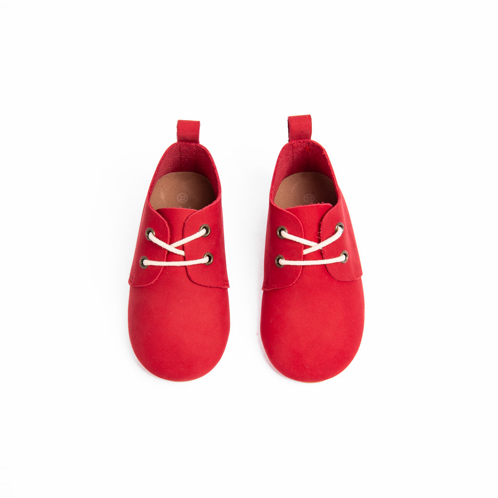 Camille Shoes Waverly Baby NICER THAN PIC Red *HARD & SOFT SOLE*