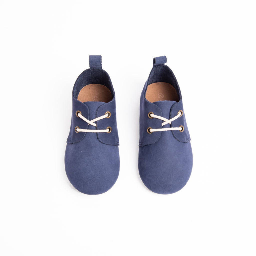 Camille Shoes Waverly Baby  - Dark Navy - *HARD & SOFT SOLE*