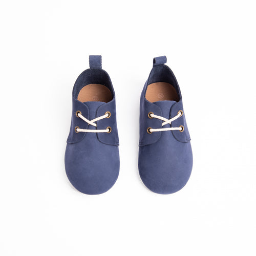 Camille Shoes Waverly Baby  - Dark Navy - *HARD & SOFT SOLE*