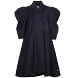 Jessie & James Wavy Dress - Navy