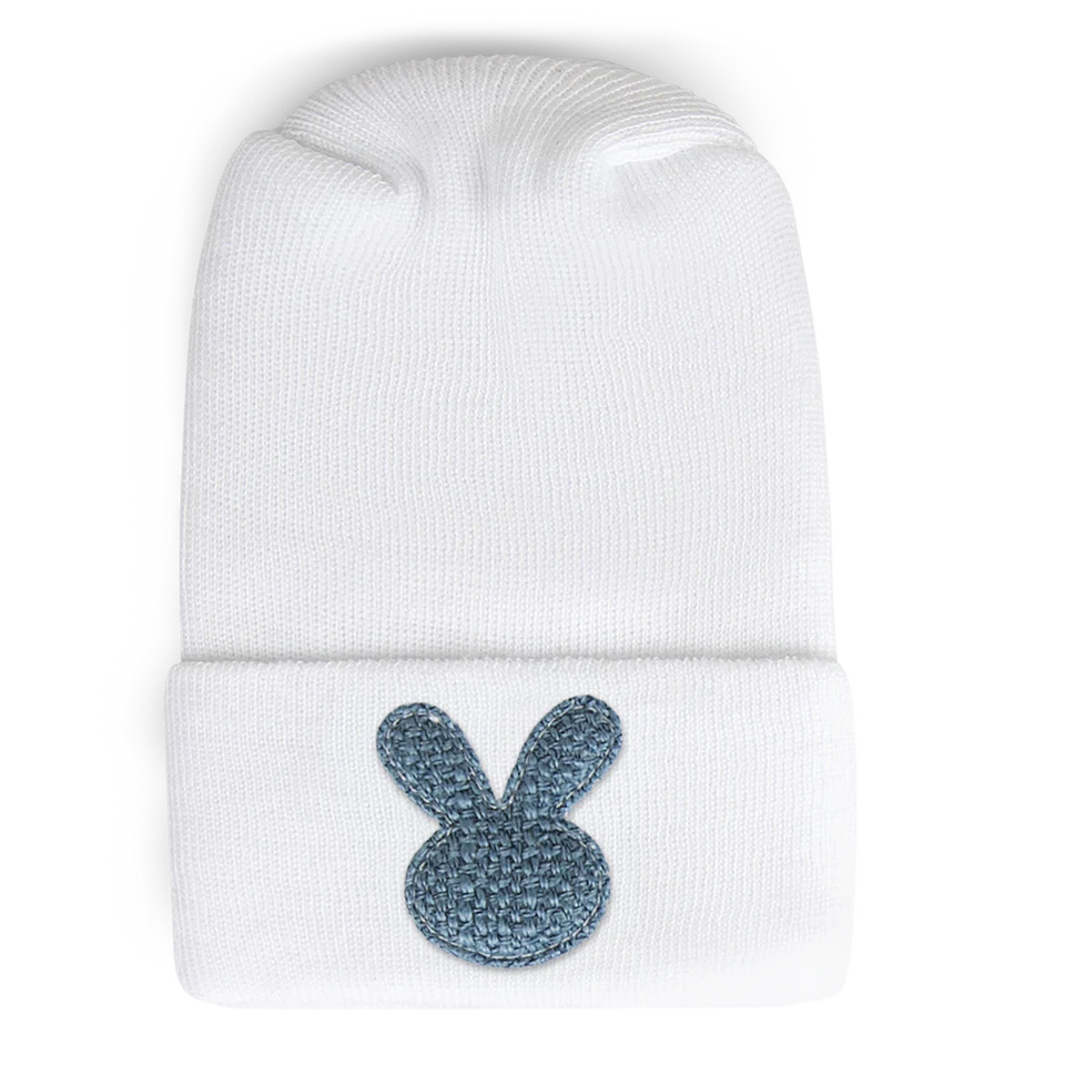 Adora Hospital Hat Weave Denim Bunny