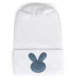 Adora Hospital Hat Weave Denim Bunny